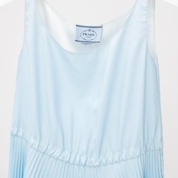 *SOLD* Prada S/S 2012 Pleated Flame Dress - Picture 3 of 7